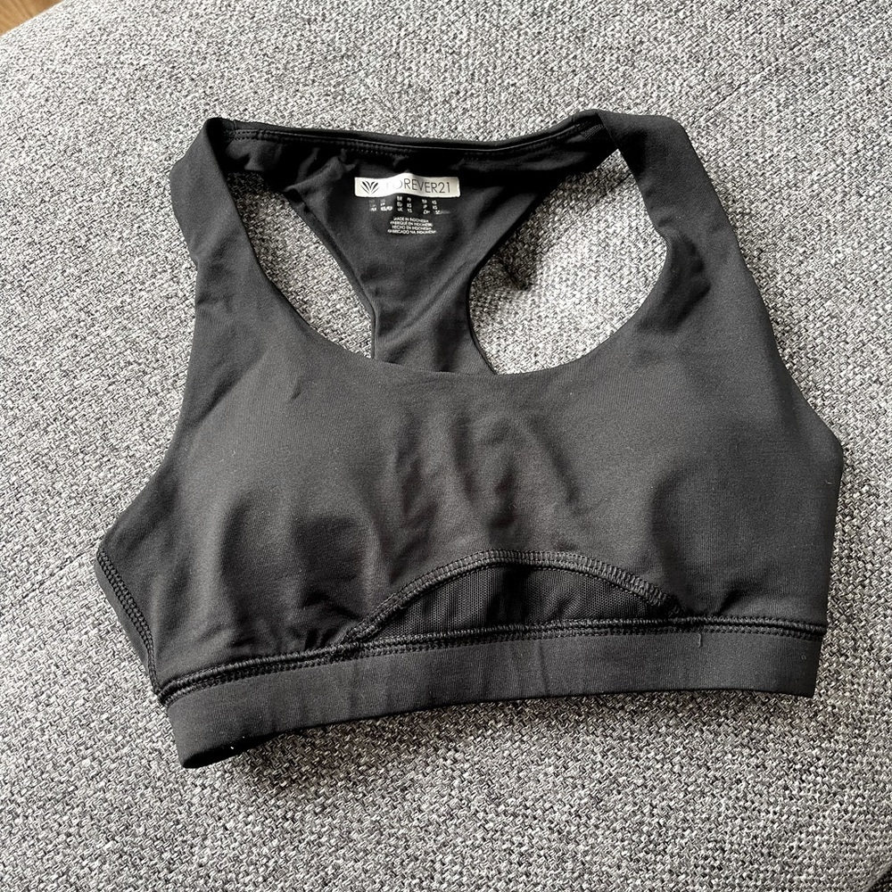 4/$20 🧡 Workout black sport bra